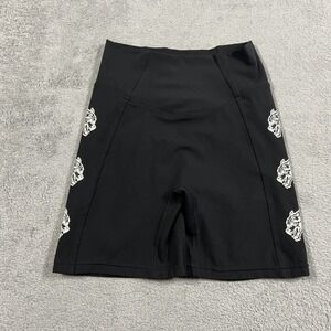 Darc Sport SHE Biker Shorts Womens Small Black Training Gym Workout Wolves